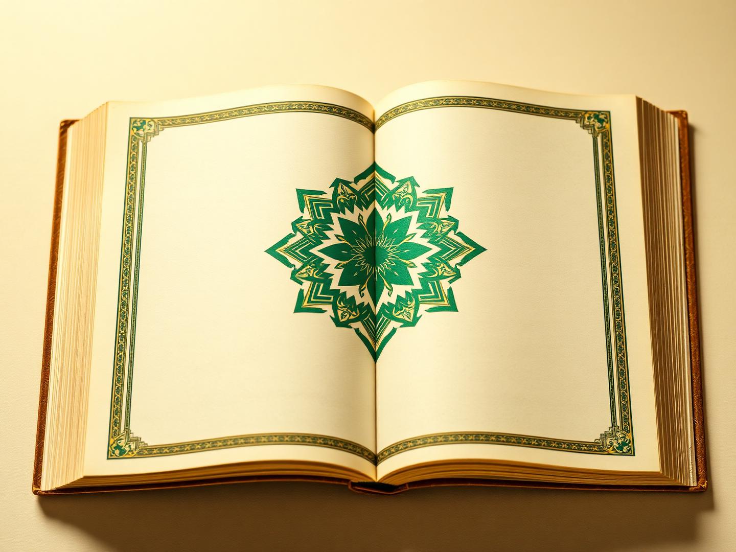 Manuscrit enluminé aux bordures dorées