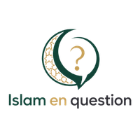 Logo Islam en question : croissant de lune orné de motifs géométriques dorés autour d'un point d'interrogation